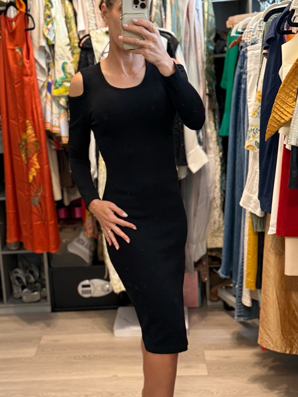 Jonathan Simkhai Cold-Shoulder Midi Dress - Women
